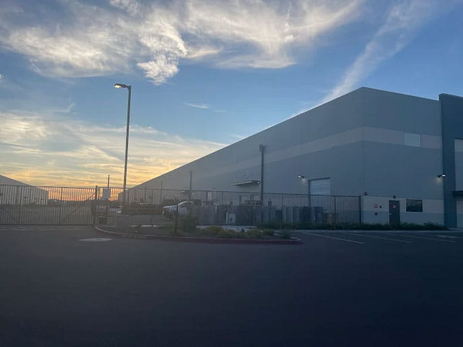 Hughes Supply Buckeye building exterior at sunrise